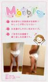 女児用おねしょパンツマーブル110ｃｍ着用